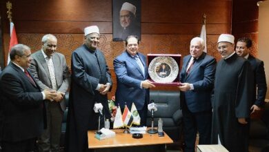 النائب محمد أبو العينين يزور المنظمة العالمية لخريجي الأزهر.. صور