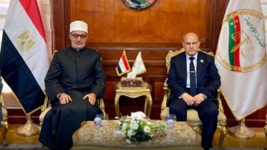 بالصور.. رئيس النيابة الإدارية يستقبل مفتي الجمهورية.. لهذا السبب