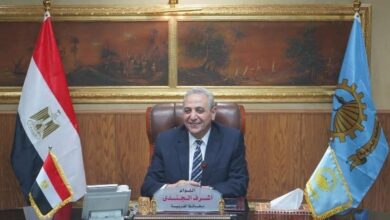تطوير طريق سكة الوسط بالغربية لتحقيق السلامة المرورية
