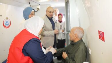 محافظ بني سويف يشهد انطلاق فعاليات حملة " 100 يوم صحة"