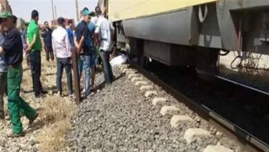 مصرع فتاة أسفل عجلات قطار بخط "طنطا ـ المنصورة"